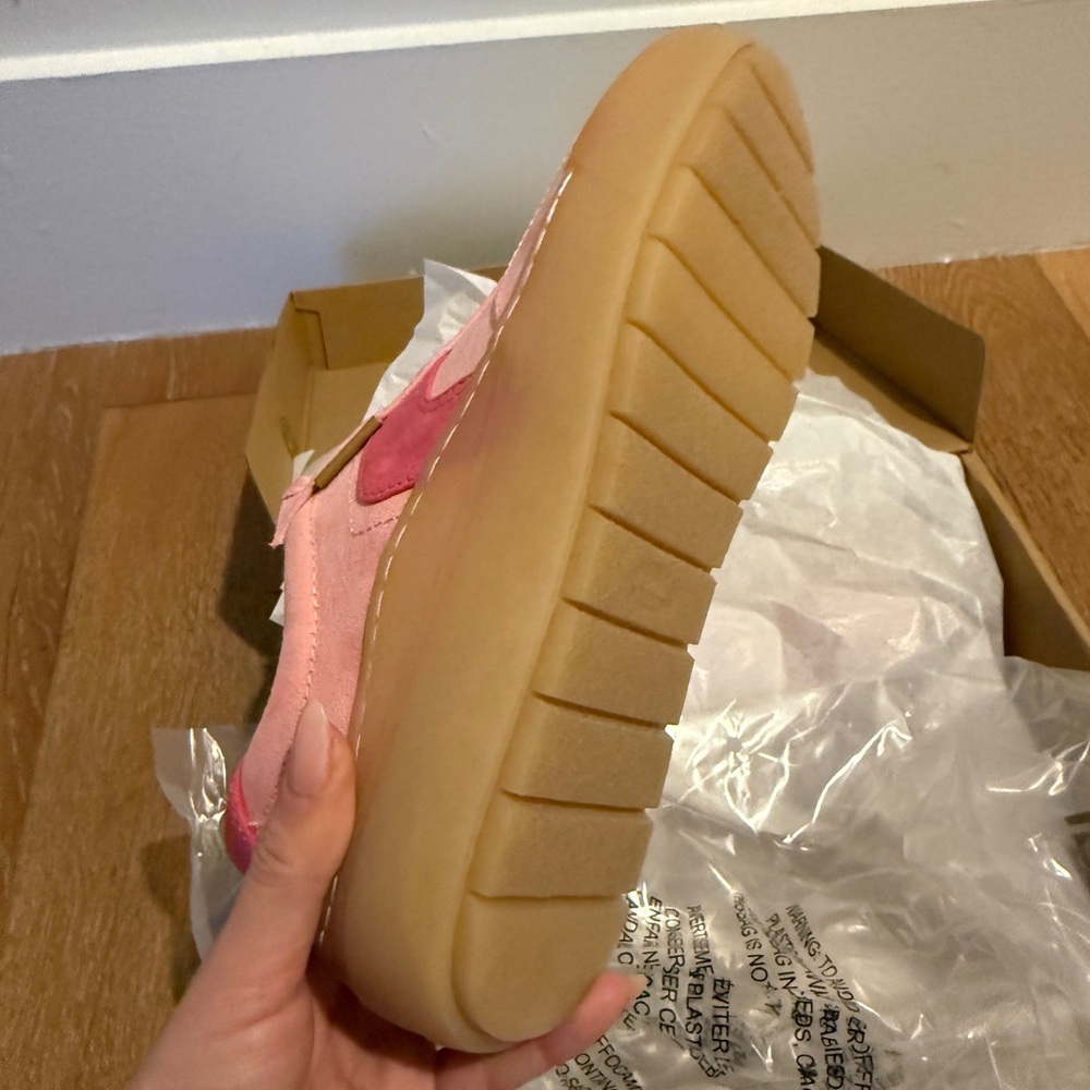 NEW in a box Dr Scholl’s pink time off win lace sneakers 7 - Picture 4 of 6